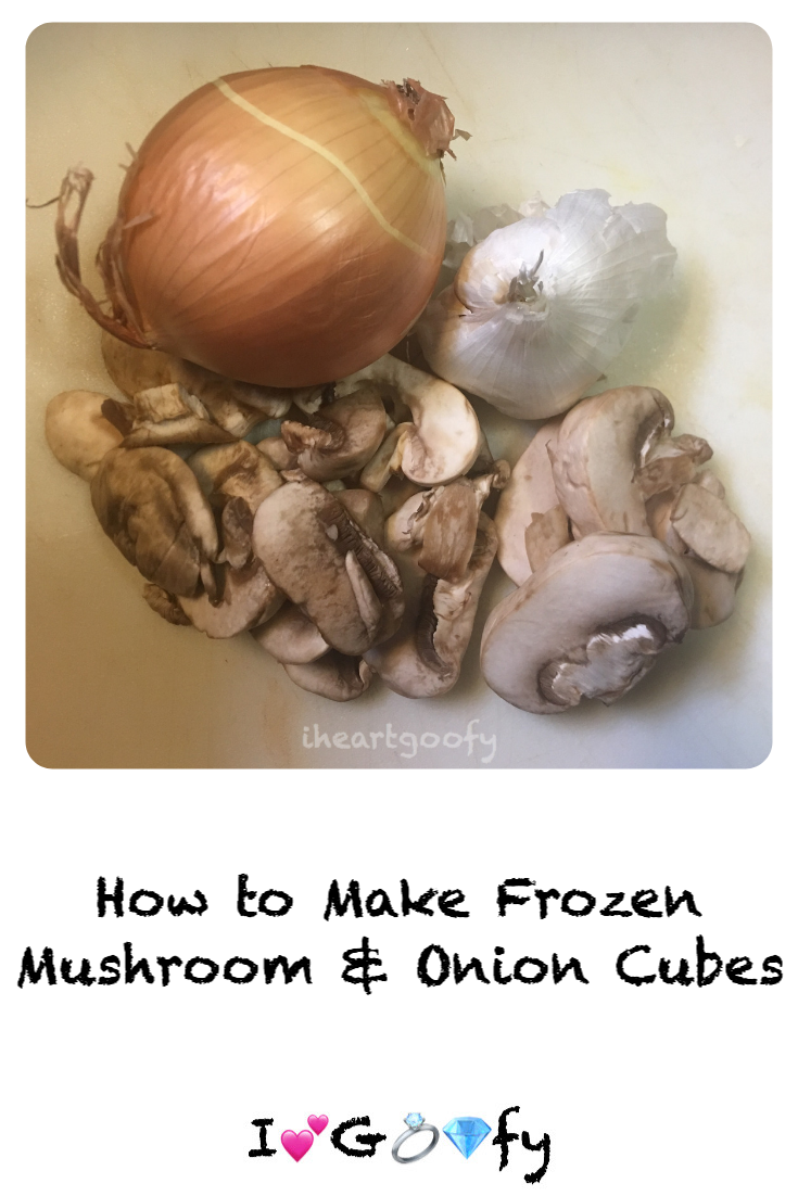 Frozen Mushroom & Onion Cubes